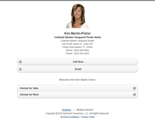Tablet Screenshot of kimmartin-fisher.homesandland.com