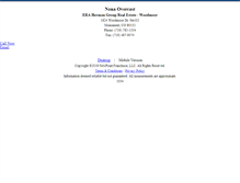 Tablet Screenshot of nonaovercast.homesandland.com