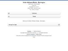 Tablet Screenshot of kellerwilliamsmebane.homesandland.com