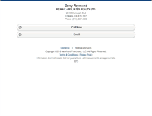 Tablet Screenshot of gerryraymond.homesandland.com