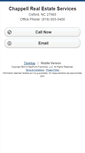 Mobile Screenshot of chappellrealestateservices.homesandland.com