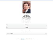 Tablet Screenshot of jimstroo.homesandland.com