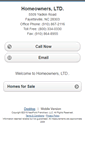 Mobile Screenshot of homeownersltd.homesandland.com