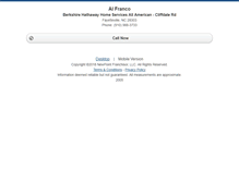 Tablet Screenshot of franco.homesandland.com