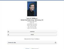 Tablet Screenshot of larrydemarco.homesandland.com
