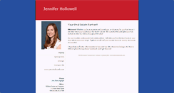 Desktop Screenshot of jennhollowell.homesandland.com