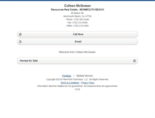 Tablet Screenshot of colleenmcgowan.homesandland.com