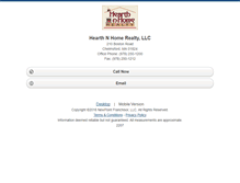 Tablet Screenshot of hearthnhome.homesandland.com