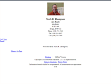 Tablet Screenshot of markthompson.homesandland.com