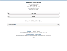Tablet Screenshot of erawestwindboise.homesandland.com
