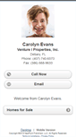 Mobile Screenshot of carolynevans.homesandland.com