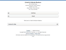 Tablet Screenshot of critellikilbride.homesandland.com