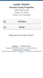 Mobile Screenshot of leslietomich.homesandland.com