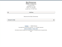 Tablet Screenshot of bzimmermanremax.homesandland.com