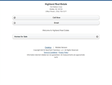 Tablet Screenshot of hre.homesandland.com