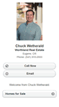 Mobile Screenshot of chuckwetherald.homesandland.com