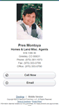Mobile Screenshot of presmontoya.homesandland.com