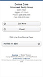 Mobile Screenshot of donnacave.homesandland.com