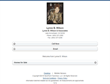Tablet Screenshot of lynnebwilson.homesandland.com