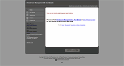 Desktop Screenshot of hendersonmanagementre.homesandland.com