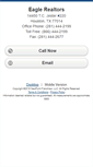 Mobile Screenshot of eaglerealtors.homesandland.com