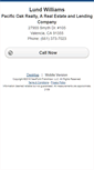 Mobile Screenshot of lundwilliams.homesandland.com