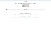 Tablet Screenshot of lundwilliams.homesandland.com