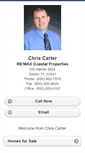 Mobile Screenshot of chriscarter.homesandland.com