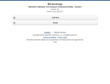 Tablet Screenshot of billdandridge.homesandland.com