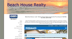 Desktop Screenshot of beachhouserealty.homesandland.com
