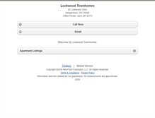 Tablet Screenshot of lockwoodtownhomes.homesandland.com