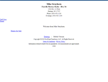 Tablet Screenshot of mikestrayhorn.homesandland.com