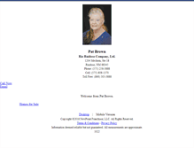 Tablet Screenshot of pbrown.homesandland.com