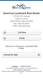 Mobile Screenshot of americanlandmark.homesandland.com