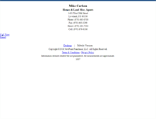 Tablet Screenshot of mikecarlson.homesandland.com