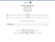 Tablet Screenshot of edmonson-realtor.homesandland.com