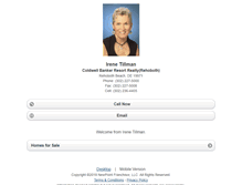 Tablet Screenshot of irenetillman.homesandland.com