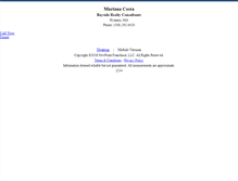 Tablet Screenshot of marianacosta.homesandland.com
