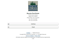 Tablet Screenshot of baysiderealestate.homesandland.com