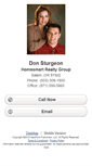 Mobile Screenshot of donsturgeon.homesandland.com