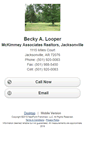 Mobile Screenshot of beckylooper.homesandland.com