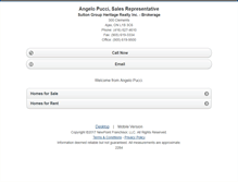 Tablet Screenshot of angelopucci.homesandland.com