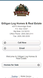 Mobile Screenshot of gilliganloghomes.homesandland.com