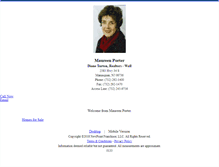 Tablet Screenshot of maureenporter.homesandland.com