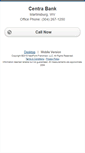Mobile Screenshot of centrabank.homesandland.com