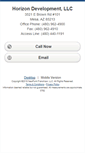 Mobile Screenshot of horizondevelopment.homesandland.com