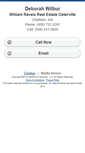 Mobile Screenshot of deborahwilbur.homesandland.com
