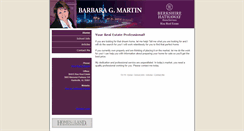 Desktop Screenshot of barbaragmartin.homesandland.com