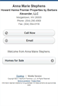 Mobile Screenshot of annamariestephens.homesandland.com