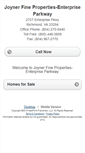 Mobile Screenshot of joynerfineproperties2.homesandland.com